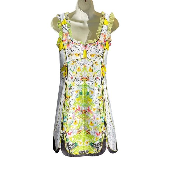 Piccione Piccione Bee & Flower Print Dress Mini - Picture 4 of 9